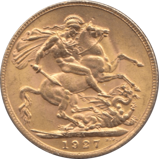 1927 GOLD SOVEREIGN ( AUNC ) PRETORIA MINT - Sovereign - Cambridgeshire Coins