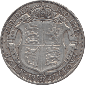 1927 HALFCROWN 2 ( GF ) - Halfcrown - Cambridgeshire Coins