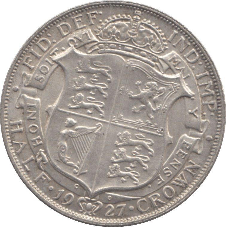 1927 HALFCROWN ( AUNC ) 17 - Halfcrown - Cambridgeshire Coins