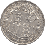 1927 HALFCROWN ( AUNC ) 17 - Halfcrown - Cambridgeshire Coins