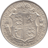 1927 HALFCROWN ( AUNC ) 3B - Halfcrown - Cambridgeshire Coins