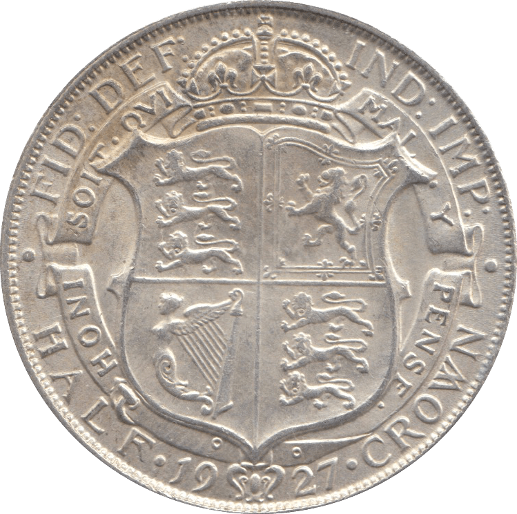 1927 HALFCROWN ( AUNC ) 3 - Halfcrown - Cambridgeshire Coins