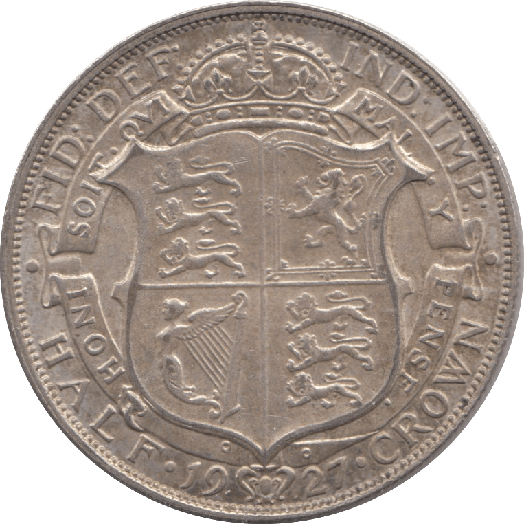1927 HALFCROWN ( AUNC ) - Halfcrown - Cambridgeshire Coins