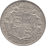 1927 HALFCROWN ( EF ) 17 B - Halfcrown - Cambridgeshire Coins