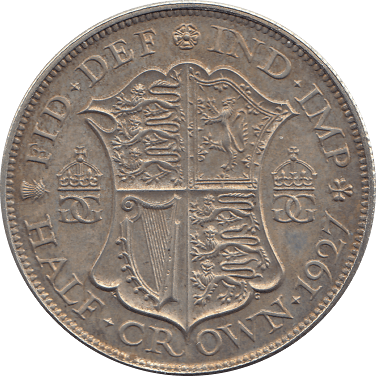 1927 HALFCROWN ( EF ) 4 - Halfcrown - Cambridgeshire Coins