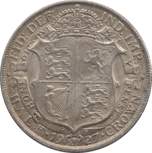 1927 HALFCROWN ( EF ) 7 - Halfcrown - Cambridgeshire Coins