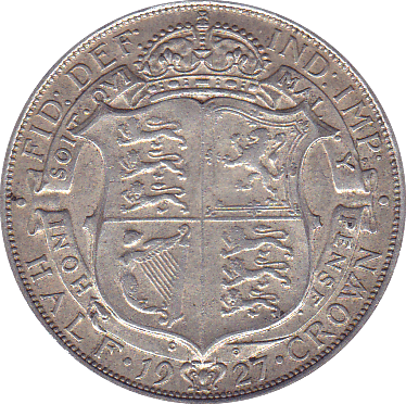 1927 HALFCROWN ( EF ) B - Halfcrown - Cambridgeshire Coins