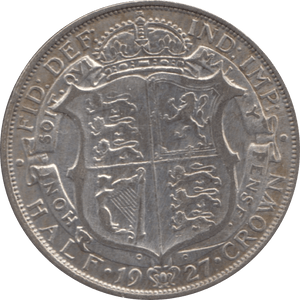 1927 HALFCROWN ( GF ) - Halfcrown - Cambridgeshire Coins