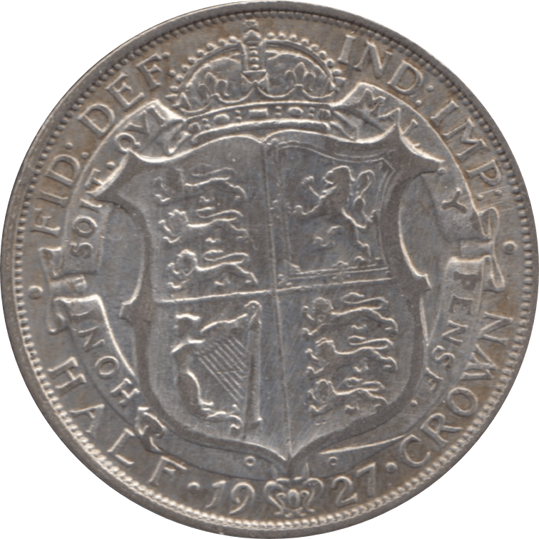 1927 HALFCROWN ( GF ) - Halfcrown - Cambridgeshire Coins