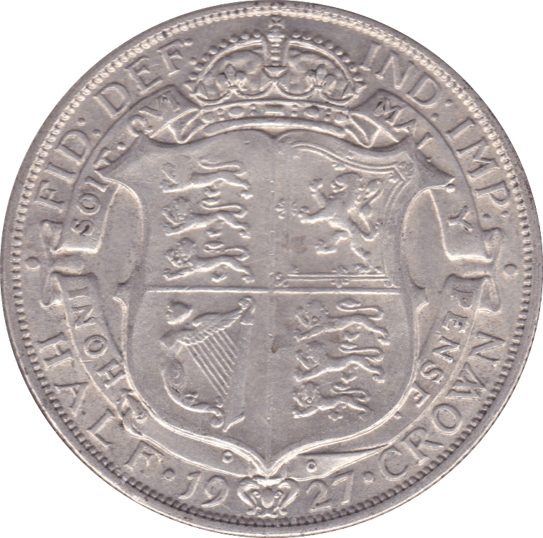 1927 HALFCROWN ( VF ) B - Halfcrown - Cambridgeshire Coins