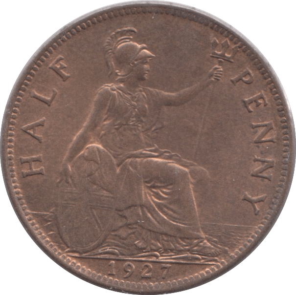 1927 HALFPENNY ( BU ) - Halfpenny - Cambridgeshire Coins