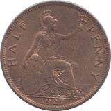 1927 HALFPENNY ( BU ) - Halfpenny - Cambridgeshire Coins