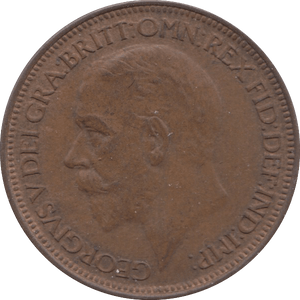 1927 HALFPENNY ( EF ) - Halfpenny - Cambridgeshire Coins