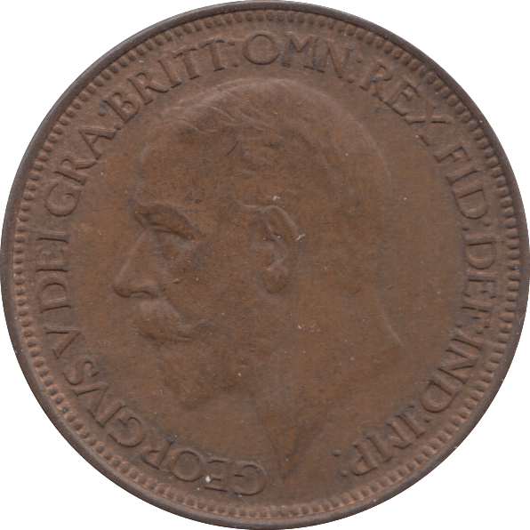 1927 HALFPENNY ( EF ) - Halfpenny - Cambridgeshire Coins