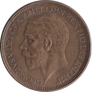 1927 HALFPENNY ( EF ) - Halfpenny - Cambridgeshire Coins
