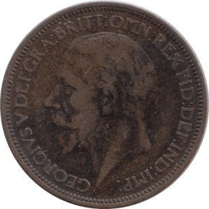 1927 HALFPENNY ( FINE ) - HALFPENNY - Cambridgeshire Coins