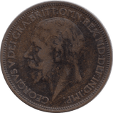 1927 HALFPENNY ( FINE ) - HALFPENNY - Cambridgeshire Coins