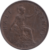 1927 HALFPENNY ( UNC ) - Halfpenny - Cambridgeshire Coins