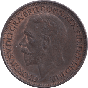 1927 HALFPENNY ( UNC ) - Halfpenny - Cambridgeshire Coins