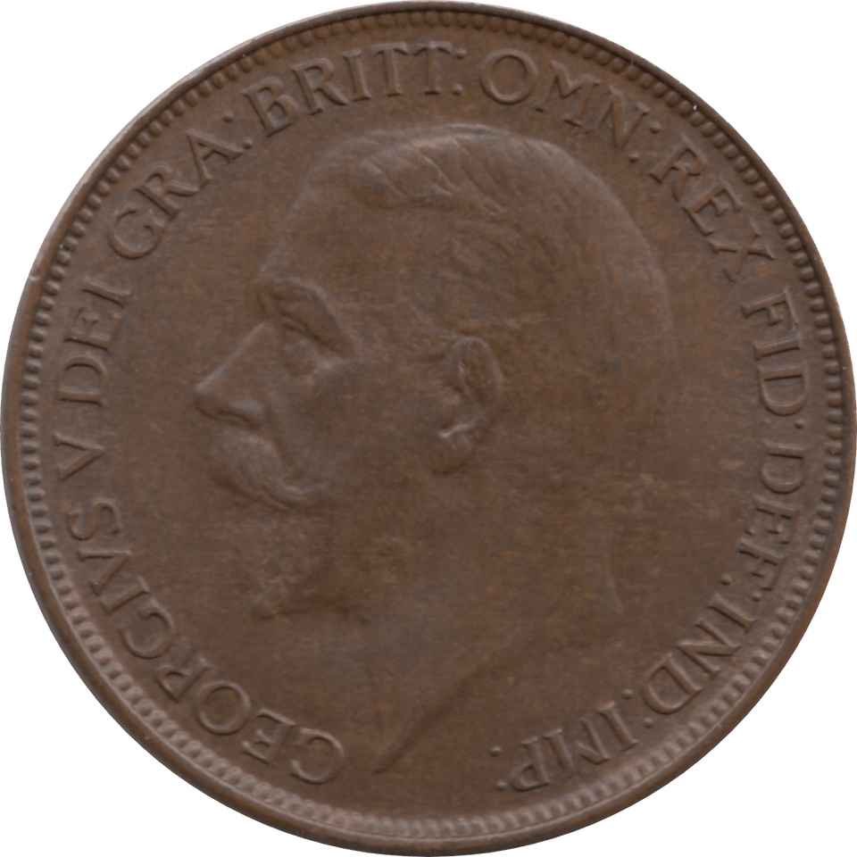 1927 PENNY 1 ( UNC ) 97 - Penny - Cambridgeshire Coins