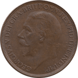 1927 PENNY 1 ( UNC ) 97 - Penny - Cambridgeshire Coins