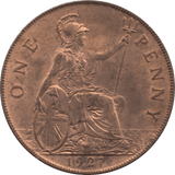 1927 PENNY 2 ( UNC ) 12A - Penny - Cambridgeshire Coins