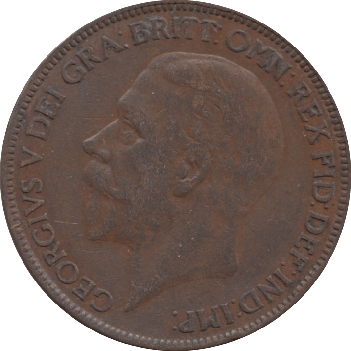 1927 PENNY ( EF ) 1 - Penny - Cambridgeshire Coins
