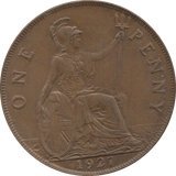 1927 PENNY ( EF ) 7 - Penny - Cambridgeshire Coins
