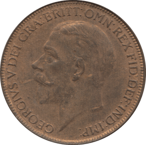 1927 PENNY ( UNC ) 7 - Penny - Cambridgeshire Coins