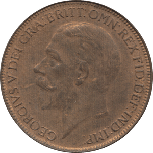 1927 PENNY ( UNC ) 7 - Penny - Cambridgeshire Coins