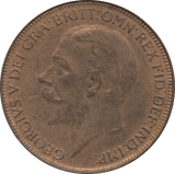 1927 PENNY ( UNC ) 7 - Penny - Cambridgeshire Coins