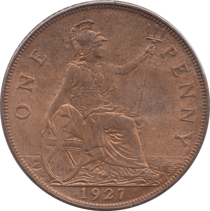 1927 PENNY ( UNC ) - Penny - Cambridgeshire Coins