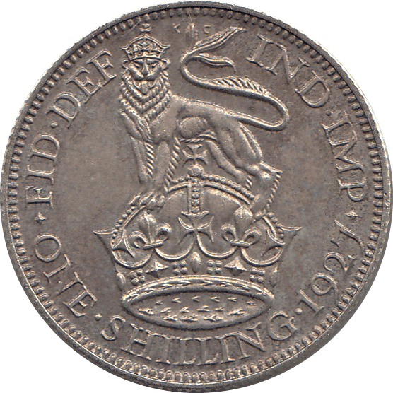 1927 SHILLING ( EF ) 4 - Shilling - Cambridgeshire Coins