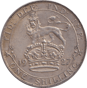1927 SHILLING ( EF ) - Shilling - Cambridgeshire Coins