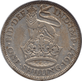 1927 SHILLING ( VF ) - Shilling - Cambridgeshire Coins