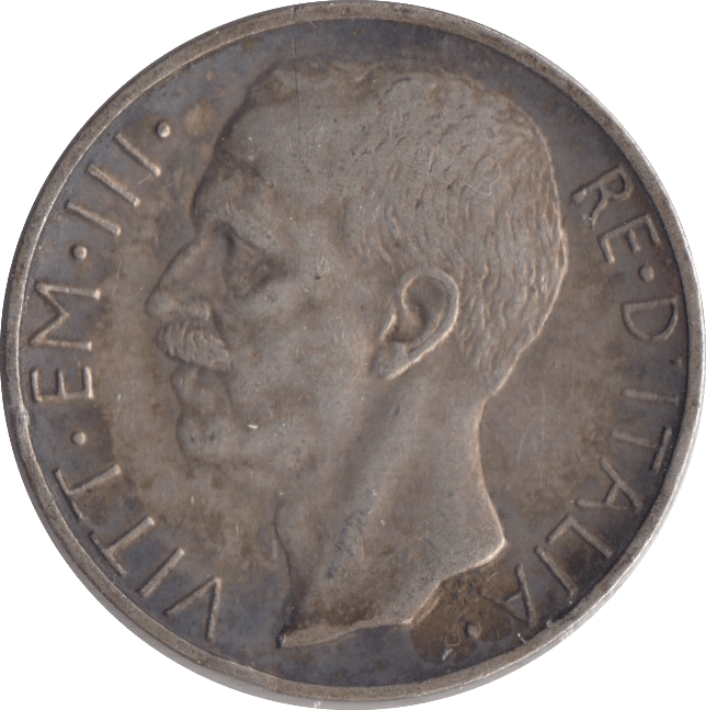 1927 SILVER 10 LIRA ITALY - SILVER WORLD COINS - Cambridgeshire Coins
