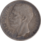 1927 SILVER 10 LIRA ITALY - SILVER WORLD COINS - Cambridgeshire Coins