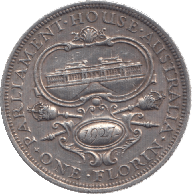1927 SILVER FLORIN AUSTRALIA - WORLD SILVER COINS - Cambridgeshire Coins
