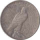 1927 SILVER PEACE DOLLAR SAN FRANCISCO MINT - SILVER WORLD COINS - Cambridgeshire Coins
