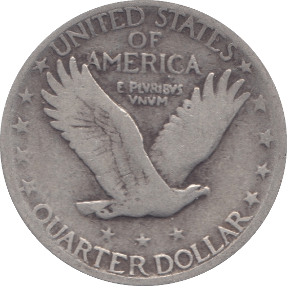 1927 SILVER QUARTER DOLLAR USA - SILVER WORLD COINS - Cambridgeshire Coins
