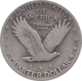 1927 SILVER QUARTER DOLLAR USA - SILVER WORLD COINS - Cambridgeshire Coins