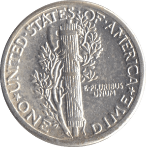 1927 SILVER USA ONE DIME - SILVER WORLD COINS - Cambridgeshire Coins