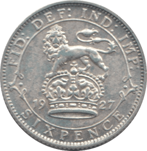 1927 SIXPENCE ( AUNC ) - Sixpence - Cambridgeshire Coins