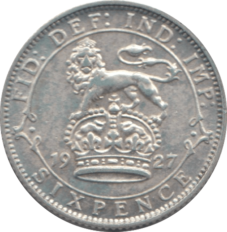 1927 SIXPENCE ( AUNC ) - Sixpence - Cambridgeshire Coins