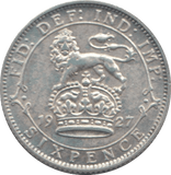 1927 SIXPENCE ( AUNC ) - Sixpence - Cambridgeshire Coins