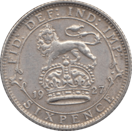 1927 SIXPENCE ( EF ) 2 - Sixpence - Cambridgeshire Coins