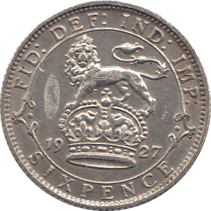 1927 SIXPENCE ( EF ) 2 - Sixpence - Cambridgeshire Coins