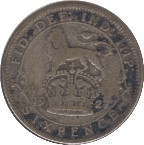 1927 SIXPENCE ( FAIR ) 6 - Sixpence - Cambridgeshire Coins
