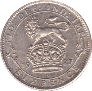 1927 SIXPENCE ( GEF ) - Sixpence - Cambridgeshire Coins