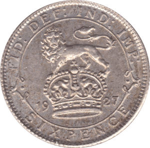 1927 SIXPENCE ( GEF ) - Sixpence - Cambridgeshire Coins